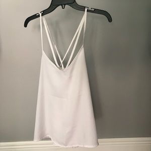 Hollister tank with crisscross back